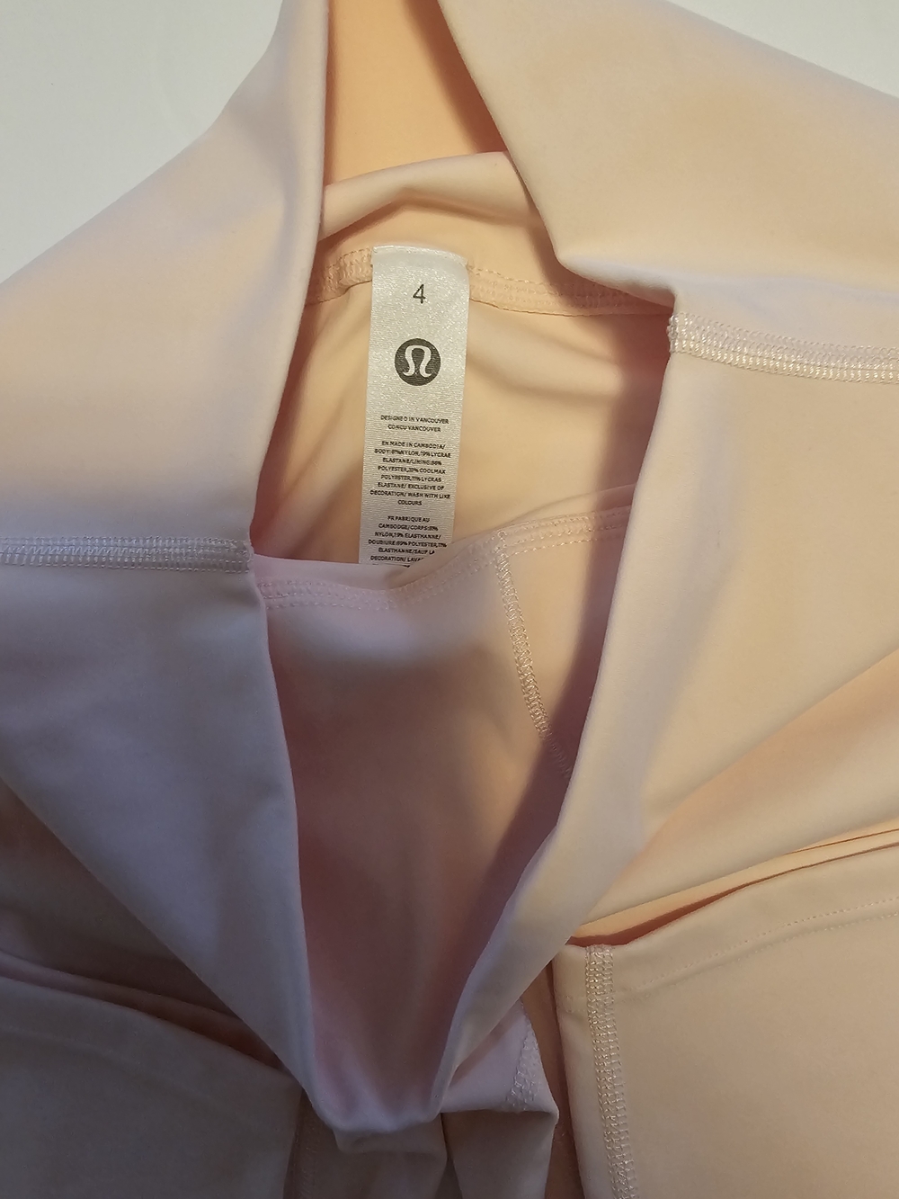lululemon athletica Women’s Pink Performance Leggings - Size 4